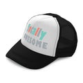 Kids Trucker Hats Totally Awesome Apple Boys Hats & Girls Hats Cotton