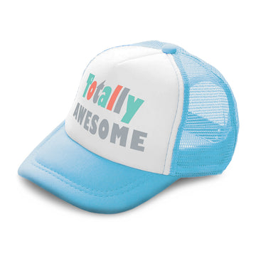 Kids Trucker Hats Totally Awesome Apple Boys Hats & Girls Hats Cotton