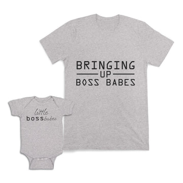 Mom and Baby Matching Outfits Bringing up Boss Babes Little Cotton