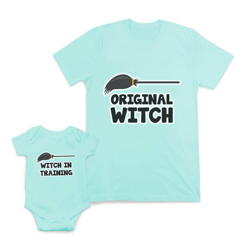 Cute Rascals® Mom and Baby Matching Outfits Witch Broom Broomstick
