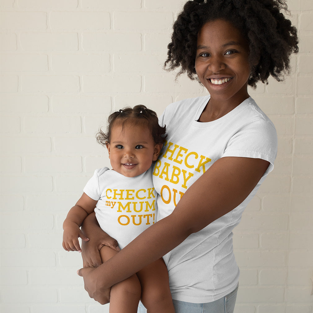 Mum and baby matching sales outfits