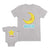 Mom and Baby Matching Outfits Moon Star Smiling Cotton