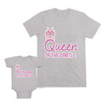 Mom and Baby Matching Outfits Queen Princess of The Castle Palace Love Girl