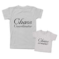 Mommy and Me Outfits Chaos Creator Funny Chaos Coordinator Funny Cotton