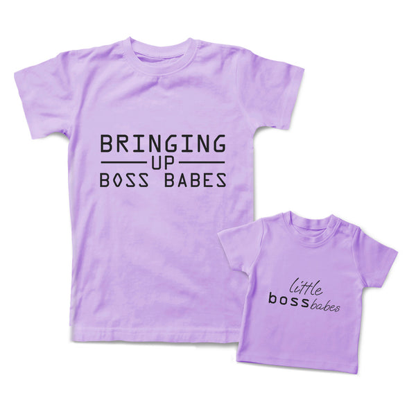 Mommy and Me Outfits Bringing up Boss Babes Little Cotton