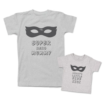 Mommy and Me Outfits Super Mom Super Hero Mummy Mask Cotton