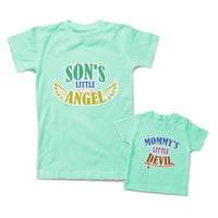 Mommy's Little Devil Horn Arrow Sons Little Angel Wings