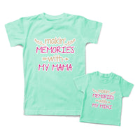 Mommy and Me Outfits Making Memories with My Mama Mini Flowers Arrow Cotton