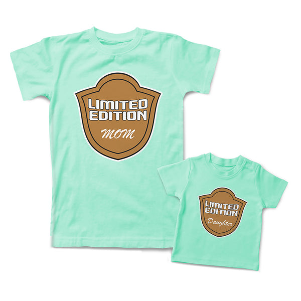 Mommy and Me Outfits Limited Edition Mom Daughter Cotton