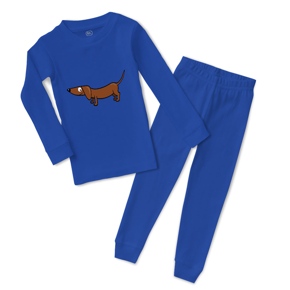 Sausage dog pyjamas kids hot sale