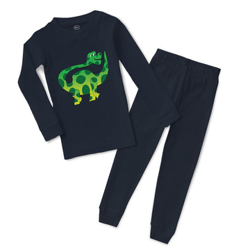 Baby & Toddler Pajamas Dinosaur Trying to Reach His Tail Dinosaurs Dino Trex