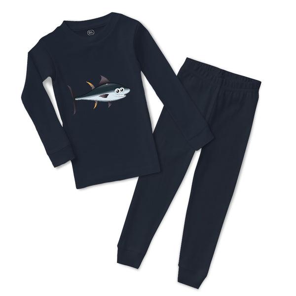 Baby & Toddler Pajamas Little Shark Smiling Ocean Sea Life Sleeper Pajamas Set