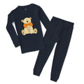 Baby & Toddler Pajamas Teddy Bear with Bow Sleeper Pajamas Set Cotton