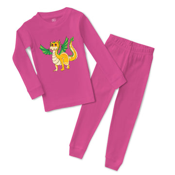 Baby & Toddler Pajamas Dragon with Wings Sleeper Pajamas Set Cotton