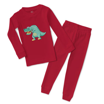 Baby & Toddler Pajamas Dinosaur Large Funny Smiling Dinosaurs Dino Trex Cotton