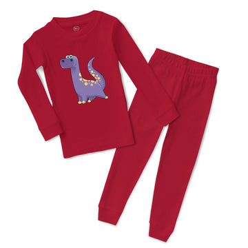 Baby & Toddler Pajamas Dinosaur Big Purple Dinosaurs Dino Trex Cotton