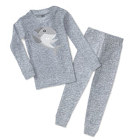 Baby & Toddler Pajamas Grey Shark Animals Ocean Sleeper Pajamas Set Cotton