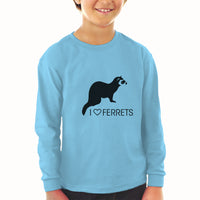 Baby Clothes I Love Ferrets Domesticated Polecat Mammal Boy & Girl Clothes - Cute Rascals