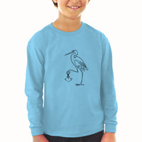 Baby Clothes Stork Bird with Beak Crane Brings New Born Boy & Girl Clothes - Cute Rascals
