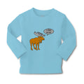 Baby Clothes Brown Moose Saying It Moose Be True Boy & Girl Clothes Cotton