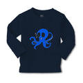 Baby Clothes Blue Baby Octopus Ocean Sea Life Boy & Girl Clothes Cotton