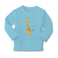 Baby Clothes Giraffe Closed Eyes Animals Safari Boy & Girl Clothes Cotton