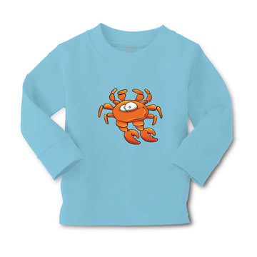 Baby Clothes Crab with Funny Face Animals Ocean Sea Life Boy & Girl Clothes