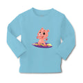 Baby Clothes Pig Surfing Farm Boy & Girl Clothes Cotton