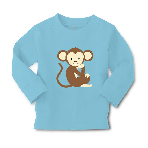 Baby Clothes Monkey Sits Safari Boy & Girl Clothes Cotton - Cute Rascals