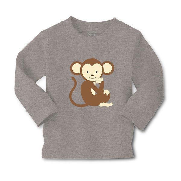 Baby Clothes Monkey Sits Safari Boy & Girl Clothes Cotton - Cute Rascals