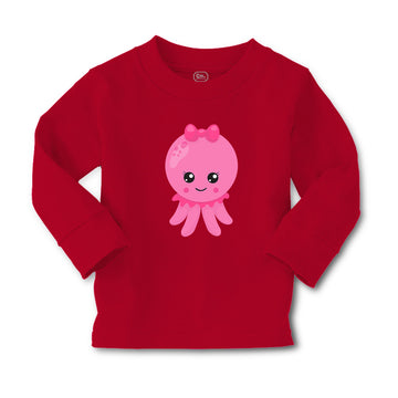 Baby Clothes Pink Octopus Ocean Sea Life Boy & Girl Clothes Cotton