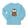 Baby Clothes Owl Toy Brown Boy & Girl Clothes Cotton