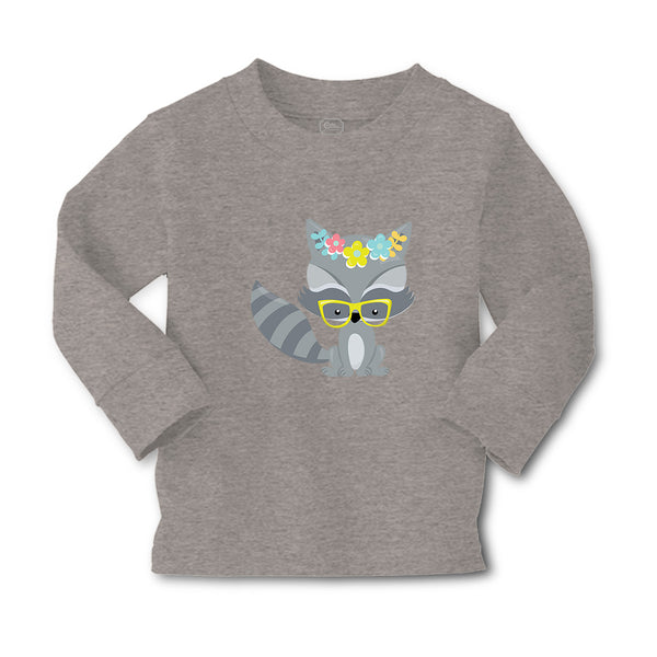 Baby Clothes Raccoon Flowers Glasses Boy & Girl Clothes Cotton - Cute Rascals