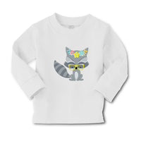 Baby Clothes Raccoon Flowers Glasses Boy & Girl Clothes Cotton - Cute Rascals