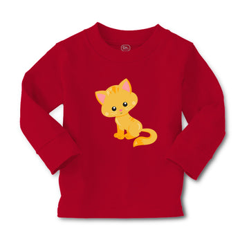 Baby Clothes Red Kitten Cat Lover Kitty Boy & Girl Clothes Cotton