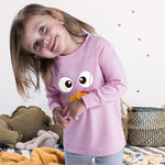 Baby Clothes Duck Waterbird Face and Beak Toungue out Funny Boy & Girl Clothes - Cute Rascals