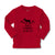 Baby Clothes Don'T Moose with Me! Silhouette Elk with Horns Side View Cotton - Cute Rascals