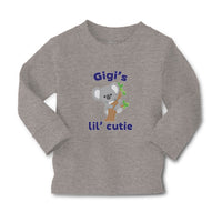 Baby Clothes Gigi's Lil' Cutie Koala Bear Animal Sitting Wood Branch Cotton - Cute Rascals