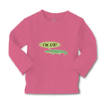 Baby Clothes Green Animated Crocodile I'M 1 2! Age Boy & Girl Clothes Cotton - Cute Rascals
