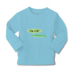 Baby Clothes Green Animated Crocodile I'M 1 2! Age Boy & Girl Clothes Cotton - Cute Rascals