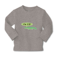 Baby Clothes Green Animated Crocodile I'M 1 2! Age Boy & Girl Clothes Cotton - Cute Rascals