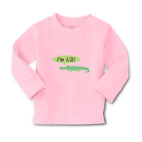 Baby Clothes Green Animated Crocodile I'M 1 2! Age Boy & Girl Clothes Cotton - Cute Rascals