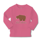 Baby Clothes Lil Brown Bear's Side View Wild Animal Boy & Girl Clothes Cotton - Cute Rascals