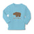 Baby Clothes Lil Brown Bear's Side View Wild Animal Boy & Girl Clothes Cotton - Cute Rascals