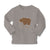 Baby Clothes Lil Brown Bear's Side View Wild Animal Boy & Girl Clothes Cotton - Cute Rascals