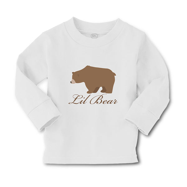 Baby Clothes Lil Brown Bear's Side View Wild Animal Boy & Girl Clothes Cotton - Cute Rascals