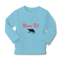 Baby Clothes The Black Silhouette Mouse Rat Sitting with A Tail, Paws and Ears - Cute Rascals