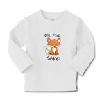Baby Clothes Oh, for Sake! Fox Sitting Silently and Watching Boy & Girl Clothes - Cute Rascals