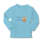 Baby Clothes Pawpaw's Cute Little Monkey Holding A Peeled Banana Cotton - Cute Rascals