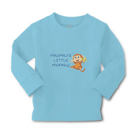 Baby Clothes Pawpaw's Cute Little Monkey Holding A Peeled Banana Cotton - Cute Rascals